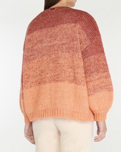 Gilet Cool brise tie & dye orange