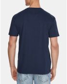 T-Shirt Peached Entry Flag bleu marine