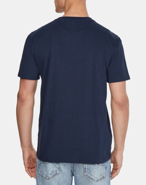 T-Shirt Peached Entry Flag bleu marine
