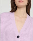 Gilet Fuzzy violet clair