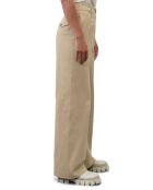 Pantalon flare beige