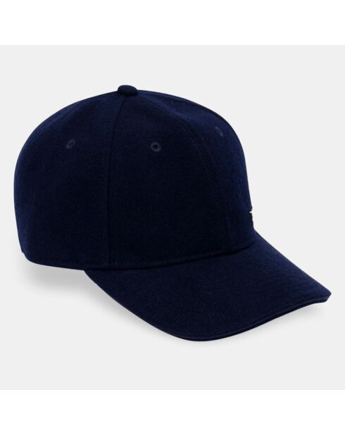 Casquette en Laine mélangée Feutre bleu marine