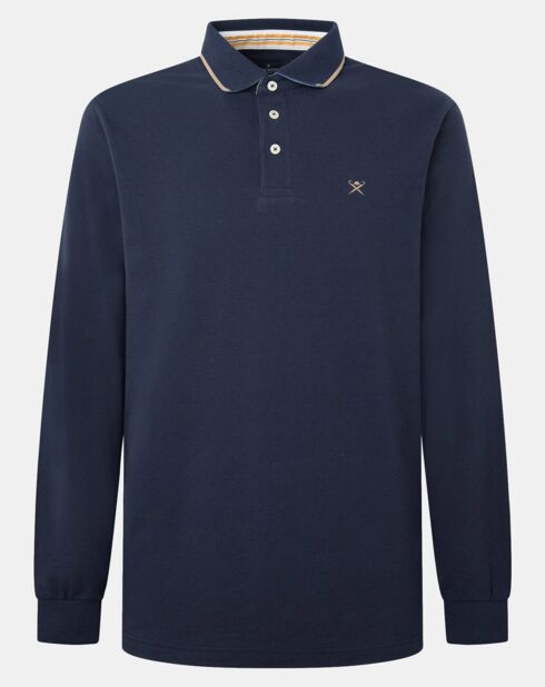 Polo piqué Regular Fit bleu