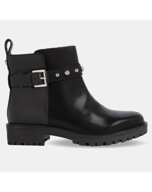 Boots en Cuir Hoara noires