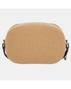 Sac bandoulière Element Camera Melton camel - 12x19x7 cm
