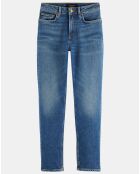 Jean Slim High Five Taille Haute bleu