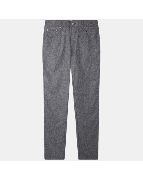 Pantalon en Laine mélangée Flanelle moulinée gris