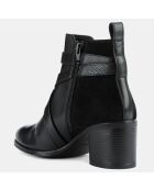 Bottines en Cuir New Asheel noires