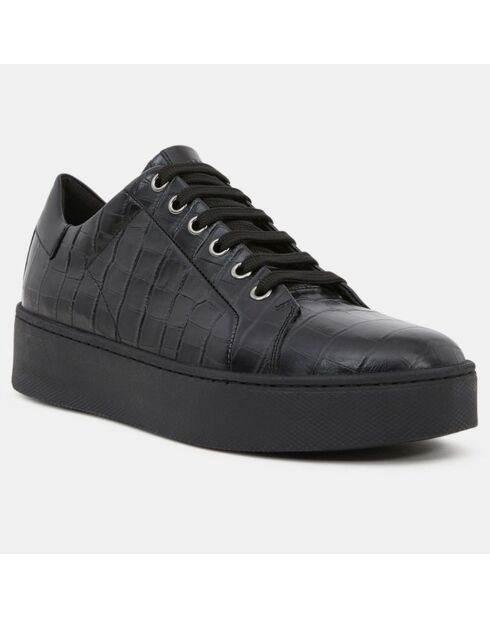 Baskets en Cuir Skyely noires