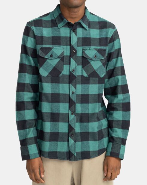 Chemise en Flanelle Tacoma à carreaux verte