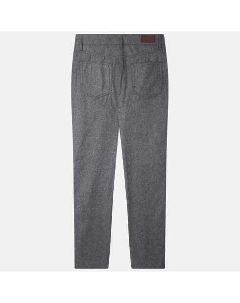 Pantalon en Laine mélangée Flanelle moulinée gris