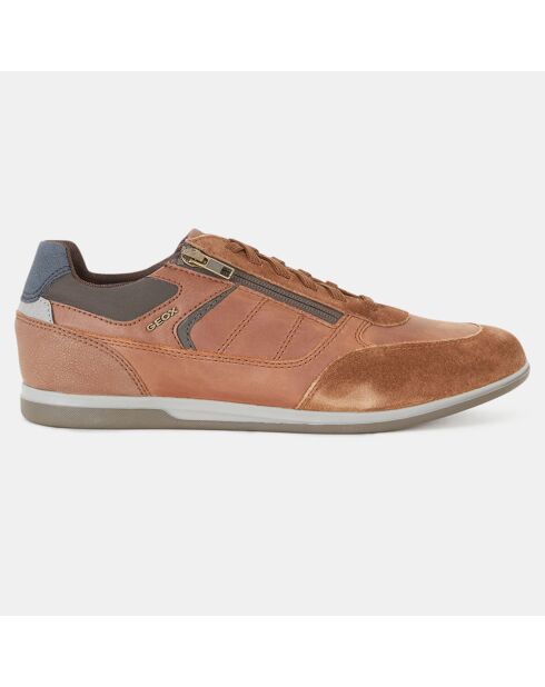 Baskets en Cuir Renan marron