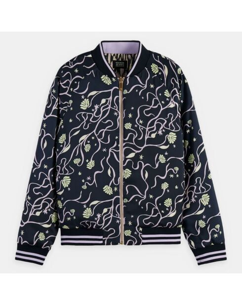 Blouson Bomber Réversible multicolore