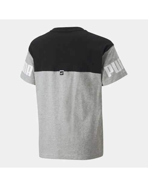 T-Shirt Power noir/gris