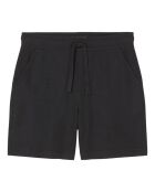 Short molletonné élastique noir
