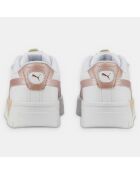 Baskets en Cuir Cali Dream Shiny Pack blanc/rose