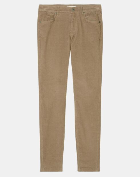 Pantalon en Velours côtelé Lulea beige