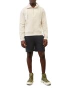 Short molletonné élastique noir