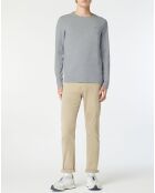 T-Shirt slim Stretch gris clair