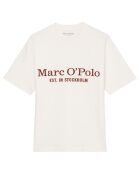 T-Shirt 100% Coton Bio col rond logo brodé blanc