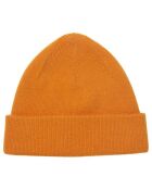 Bonnet en Laine & Coton orange