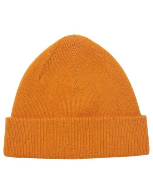 Bonnet en Laine & Coton orange