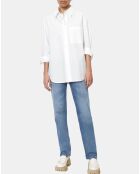 Chemise boyfriend blanche