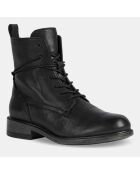 Boots en Cuir Catria noires