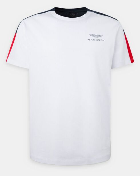 T-Shirt Bicolore Aston Martin Racing blanc/bleu