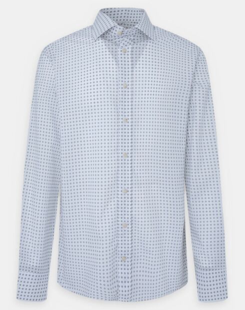 Chemise Slim Fit imprimée foulard blanche