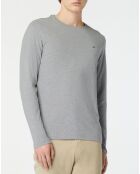 T-Shirt slim Stretch gris clair
