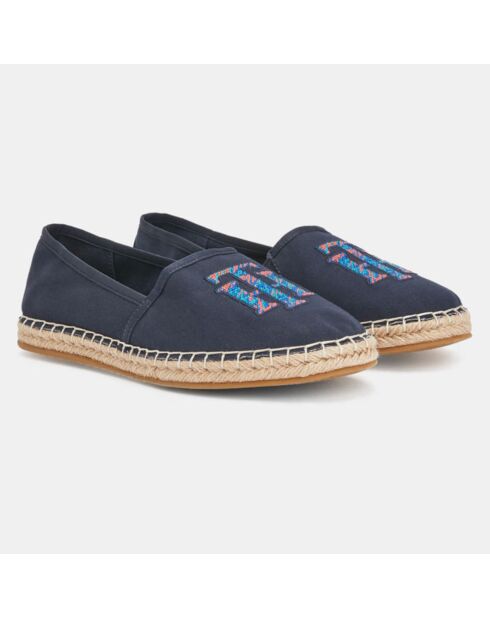 Espadrilles Logo bleu marine