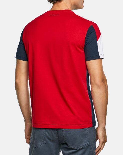T-Shirt Bicolore Aston Martin Racing bleu/rouge