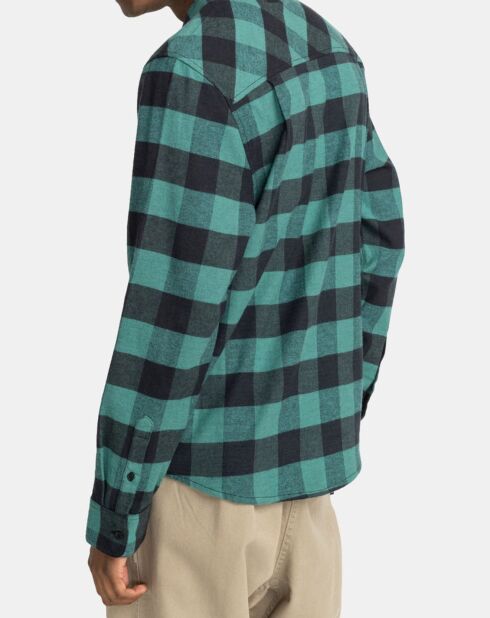 Chemise en Flanelle Tacoma à carreaux verte