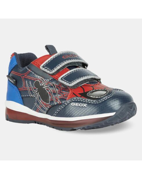 Baskets Todo Spider-Man Geox x Marvel bleu/noir