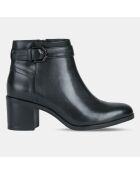 Bottines en Cuir New Asheel noires