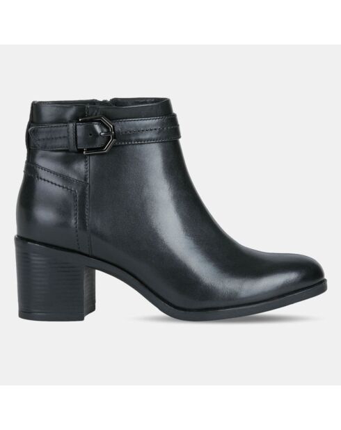 Bottines en Cuir New Asheel noires