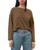 T-Shirt jersey stretch marron