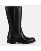 Bottes en Cuir Agatanoir noires