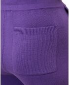 Short en maille Relax violet