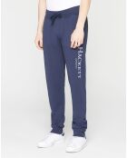 Jogging Droit Uni bleu marine