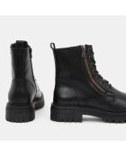 Boots en Cuir Iridea noires