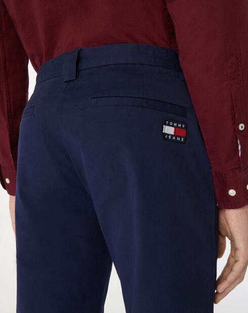 Pantalon chino Dad bleu marine