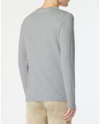 T-Shirt slim Stretch gris clair
