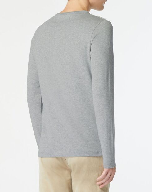 T-Shirt slim Stretch gris clair