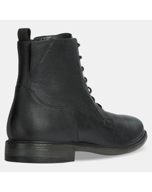 Boots en Cuir Terence noir