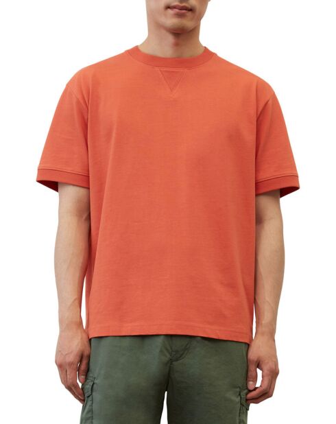 T-Shirt 100% Coton Bio col rond Modestie orange