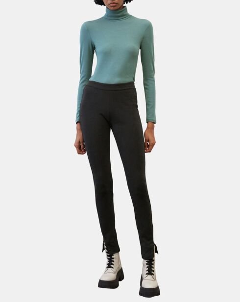Legging zippé noir