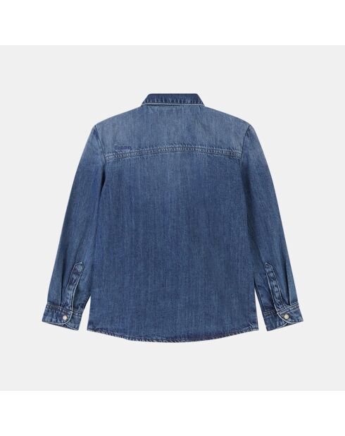 Chemise en jean bleue