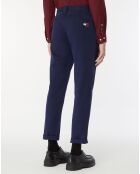 Pantalon chino Dad bleu marine